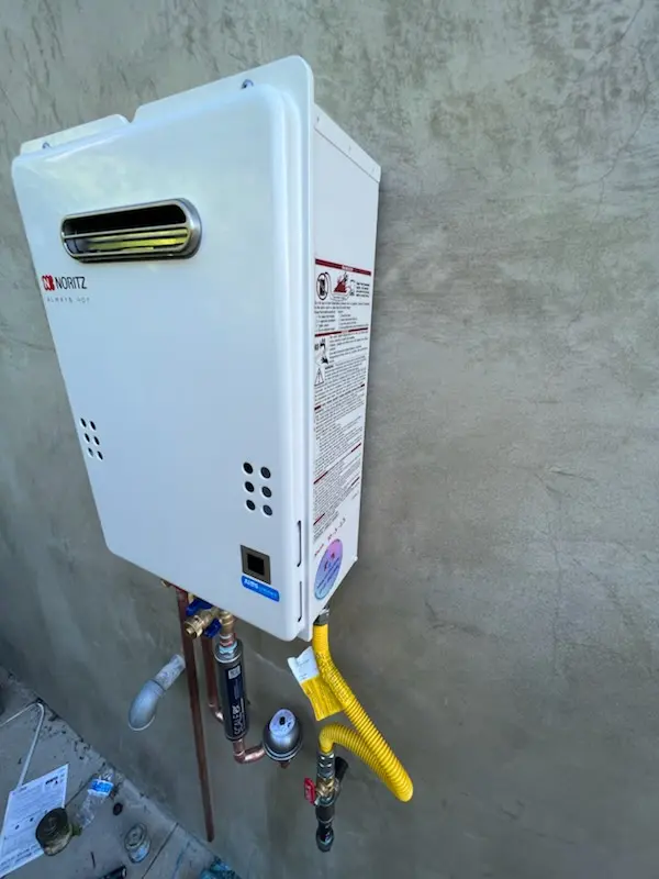 Tankless water heater installation for Allen homes