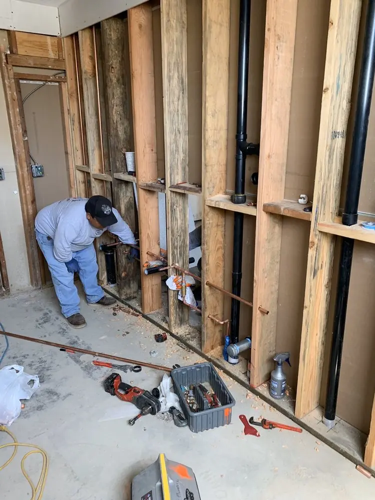 Commercial rough-in plumbing for Trenchless Sewer Repair in Allen